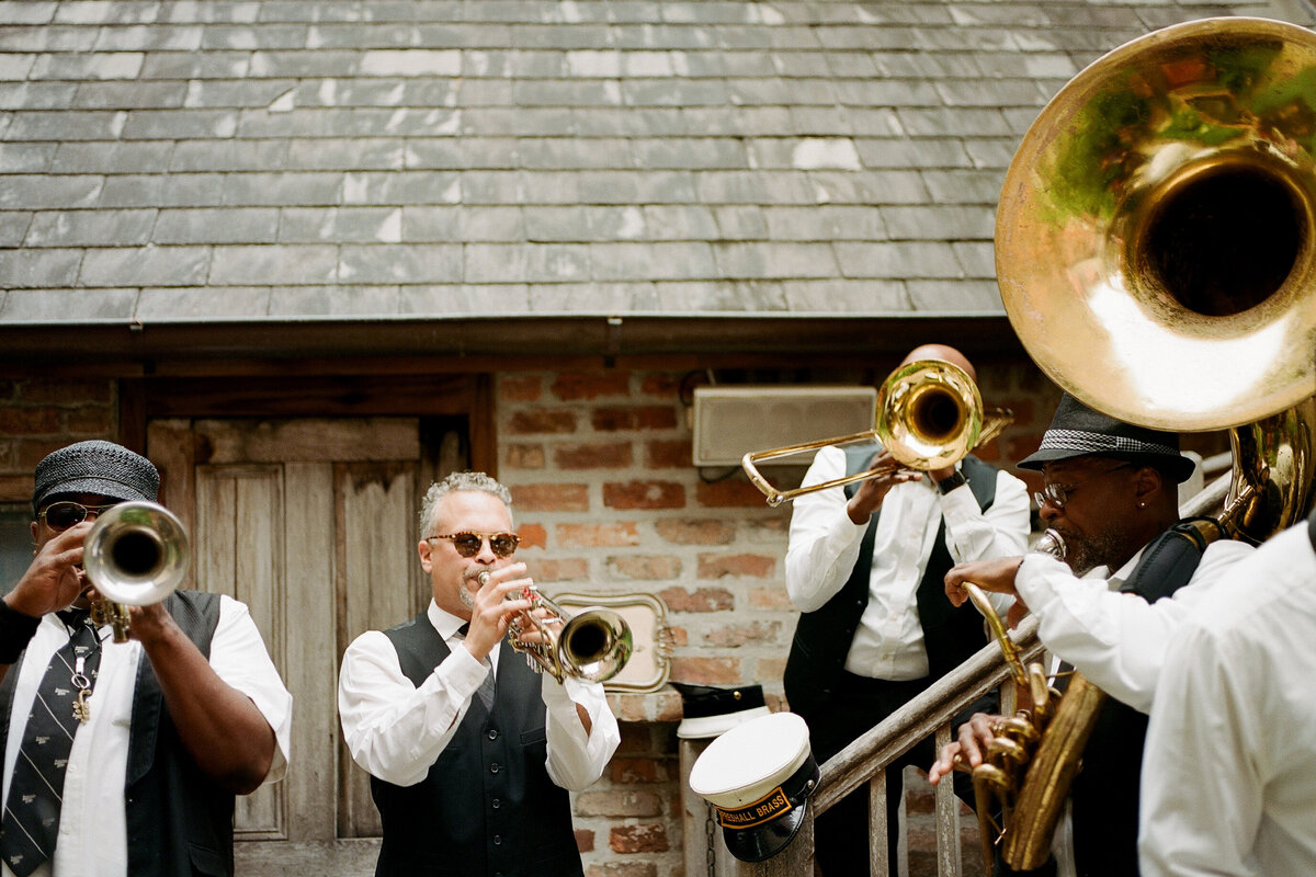 Brass Band performing in New Orleans